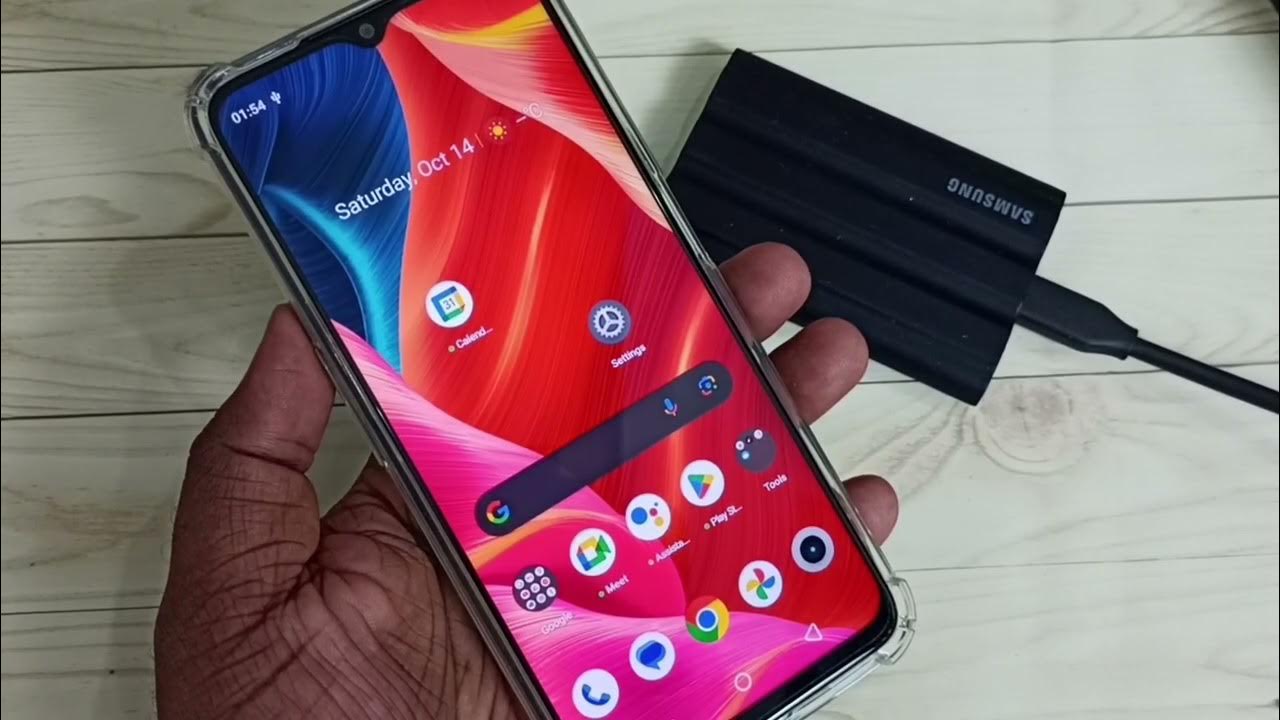 How to Connect Samsung Portable SSD T7 Shield to any Android Phone and