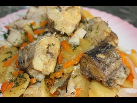 Рыба с овощами и картошкой в мультиварке