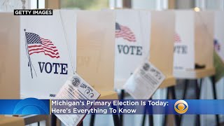 Michigan's Primary Election Is Today: Here's Everything To Know