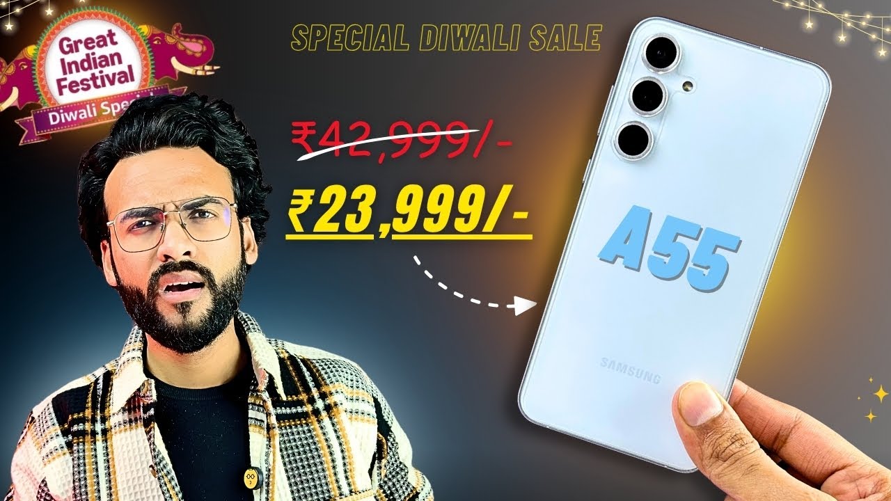 Best Smartphone Deal Under 25000⚡️Samsung Galaxy A55 Review🔥On Amazon Diwali Sale 2025⚡️⚡️