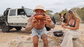 AN AUSSIE WEEKEND 🇦🇺 4x4-fishing action! (mud crab + whole fish catch and cook)