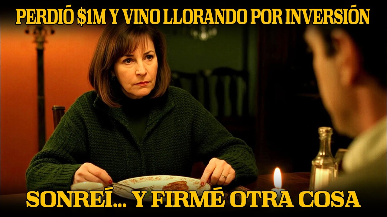 Perdió $1M y vino llorando por inversión  Sonreí… y firmé otra cosa