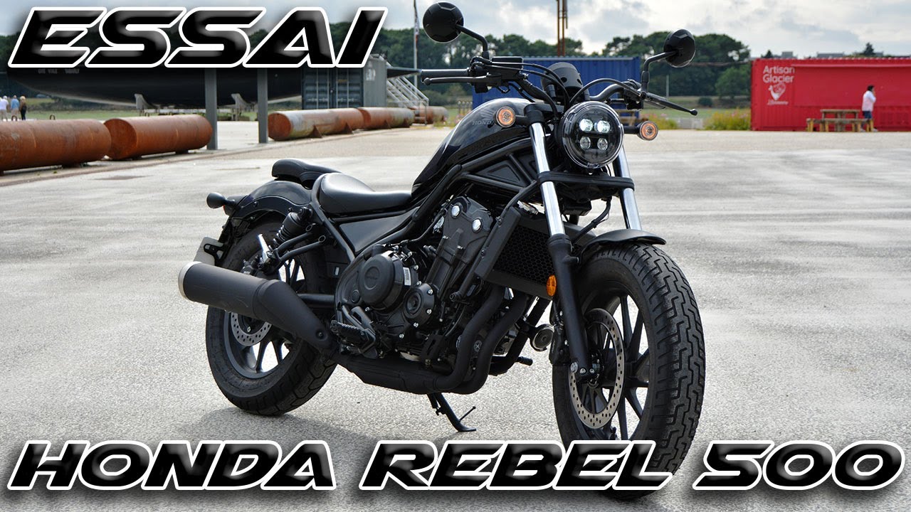MotoVlog N°96 / #Essai : Honda CMX 500 REBEL - Une rebelle gentille \ # ...