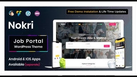 Nokri - Job Board WordPress Theme | Themeforest Templates