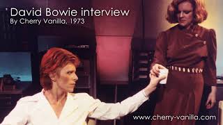 David Bowie interviewed by Cherry Vanilla in 1973. Rare and unique, released for the first time.