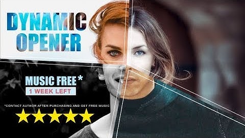 Dynamic Opener // Short Promo - After effect template