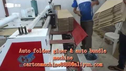auto folder gluer &auto bundle machine