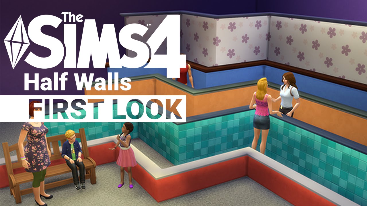 Sims 4 Half Wall Cc