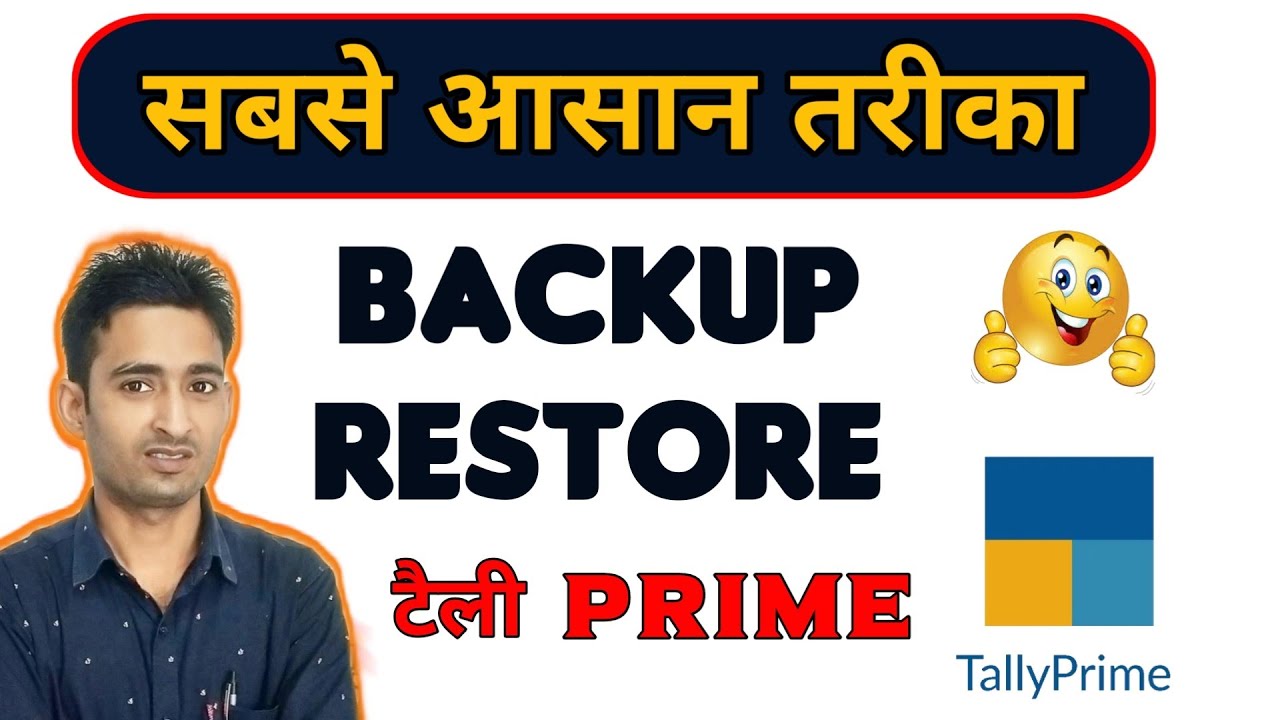 Backup And Restore In Tally Prime How To Make Data Backup And 