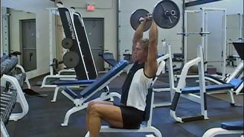 The Stavrou Method Advanced Phase 3 Day 1 Seated French Curl EZ Curl Bar