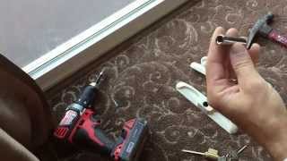 Installing a Sliding Glass Door Lock With Keys