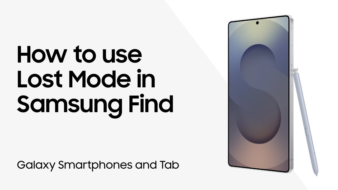 Use Lost mode to secure your Samsung Galaxy phone or tablet | Samsung US