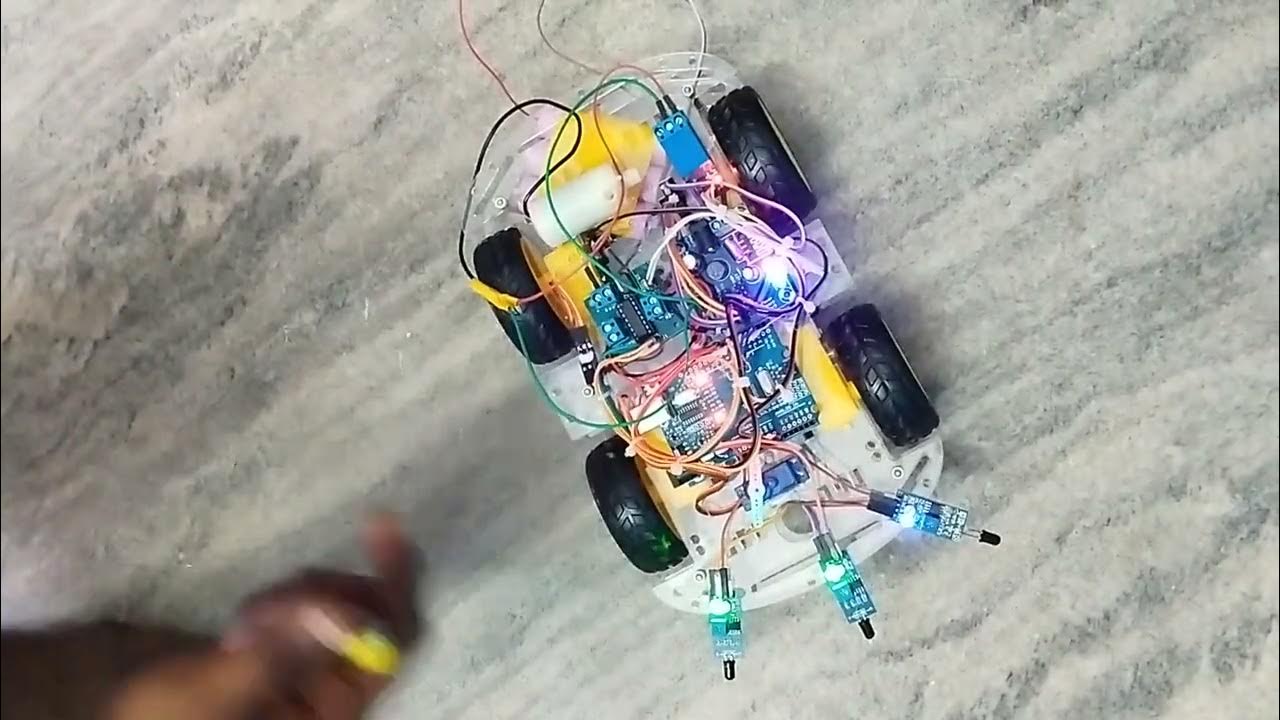 FIRE FIGHTING ROBOT USING ARDUINO - YouTube