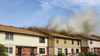 Woodbridge Second Alarm Working Apartment Fire | Easter Sunday | Maple Hill Drive 4-20-25