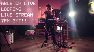 Ableton Live Looping live stream performance celebrating the debut album 'RKC'