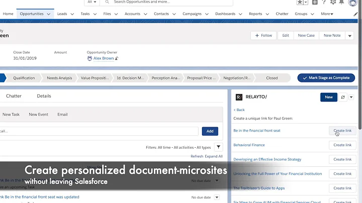 RELAYTO Document Experience for Salesforce