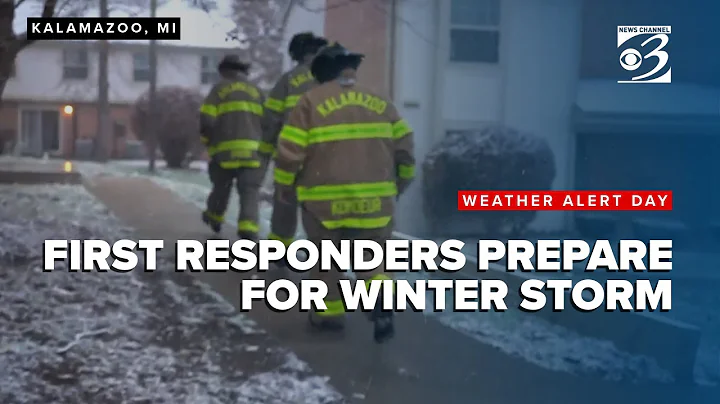 First responders prepared for winter storm, urge drivers to slow down