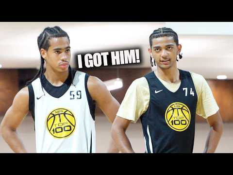 Beckham Black GETS CHALLENGED by Kevin Savage at NBA Top 100