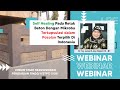 WEBINAR | Self Healing Pada Retak Beton Dengan Mikroba Terkapsulasi dalam Pozolan Terpilih