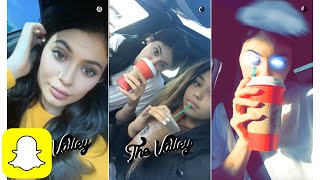 Kylie jenner's snapchat story of her day with friend jordyn woods.
november 24th, 2015. ✔︞ songs 0:01 white iverson by post malone
0:44 shot for me dr...