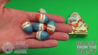 Kinder Surprise Egg Christmas Party! Opening 2 New Huge Giant Jumbo Kinder Surprise Eggs!