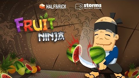 Fruit Ninja: Gameplay Walkthrough Part 1 - Slicing Fruit! (iOS, Android