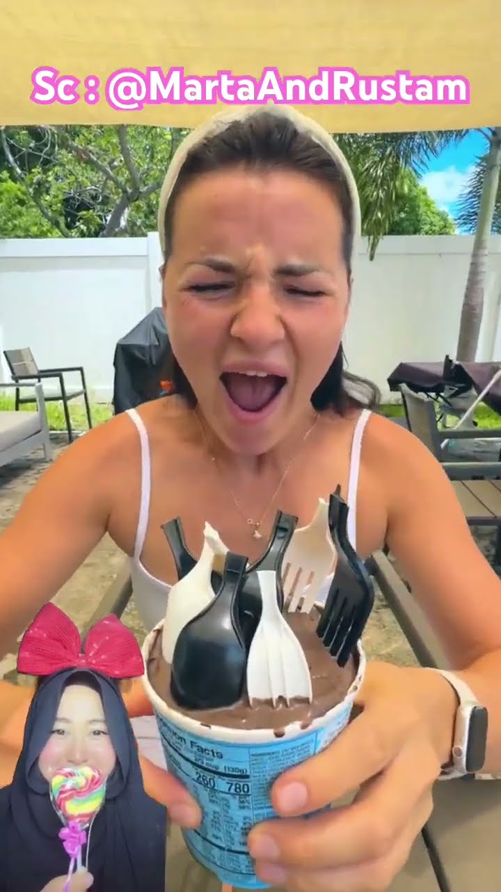 KAKAK MENUNJUKKAN CARA RAHASIA MAKAN ESKRIM ⁉️? @MartaAndRustam #shorts #funny #dubbing