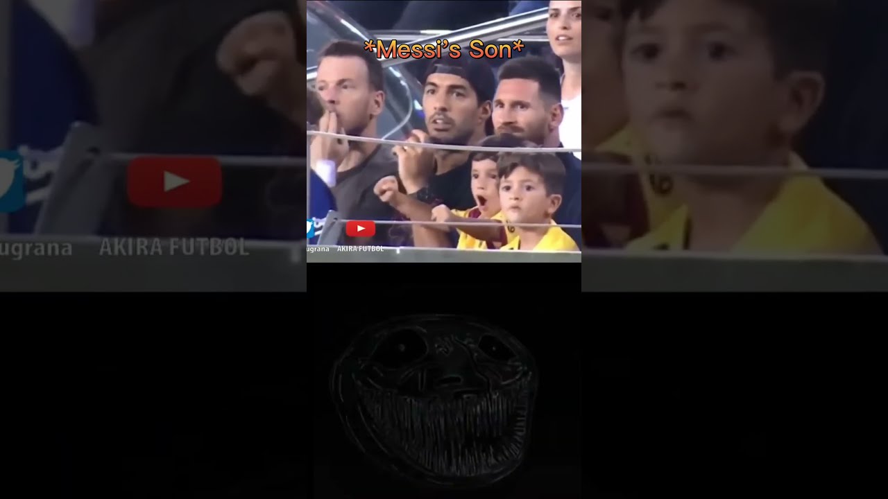 Messi S Son Unexpected Reaction To Ronaldo Goal