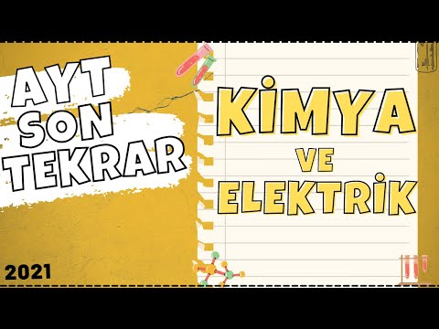 Kimya ve Elektrik | AYT Son Tekrar | 2021