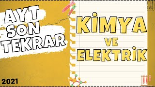 Kimya Ve Elektrik Ayt Son Tekrar 2021