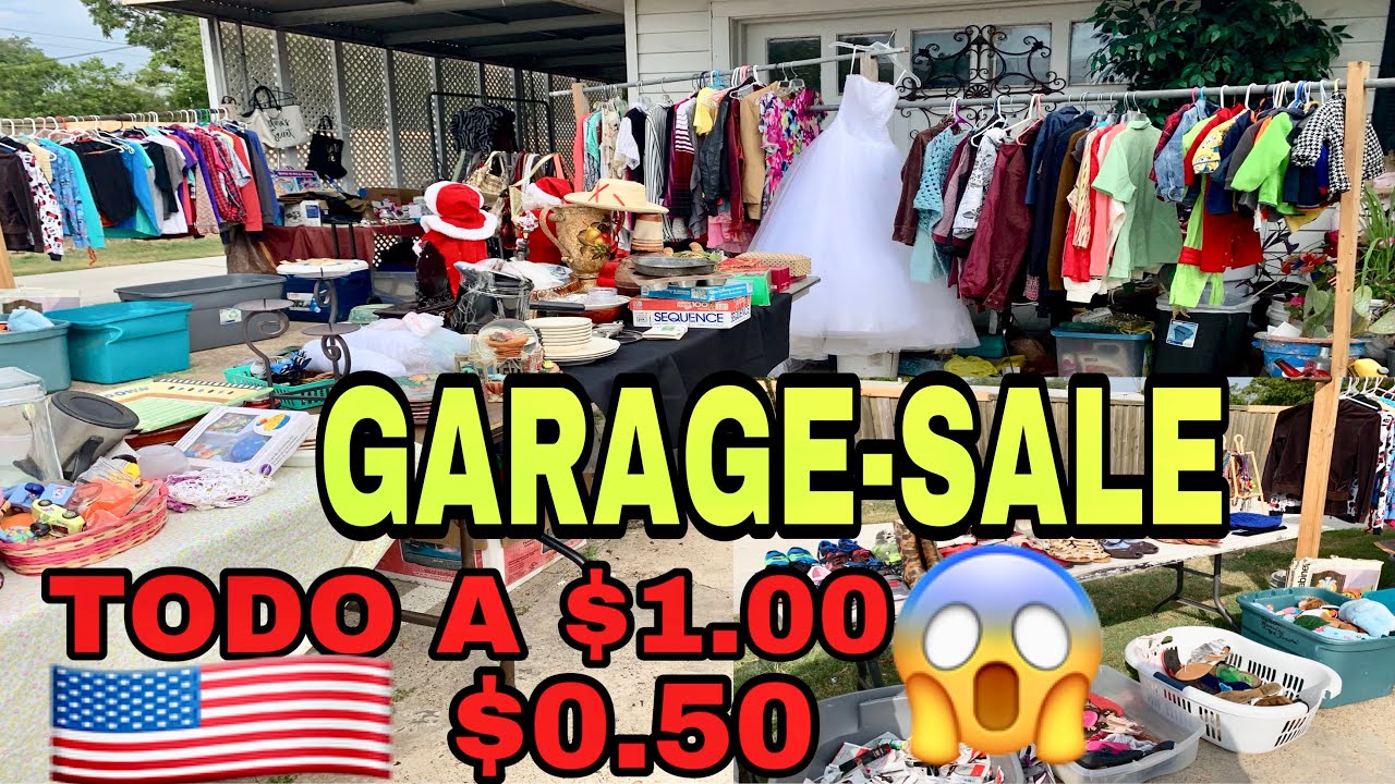 Seminario Mentalmente mar Mediterráneo ROPA DE MODA|EN LOS GARAGES A $1💵😱LO QUE VENDE LOS GRINGOS EN USA 🇺🇸  VENTAS DE SEGUNDA MANO🇭🇳 - YouTube