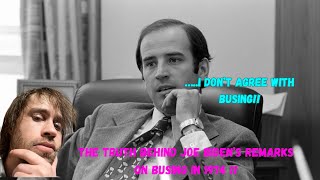 Joe Biden and his REMARKS on BUSING in 1974