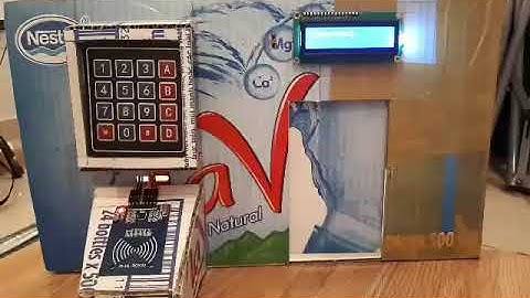 Dự Án Smart House | Cửa Mở Tự Động Bằng Thẻ Từ RFID và Nhập Password   Bằng Bàn Phím 4x4