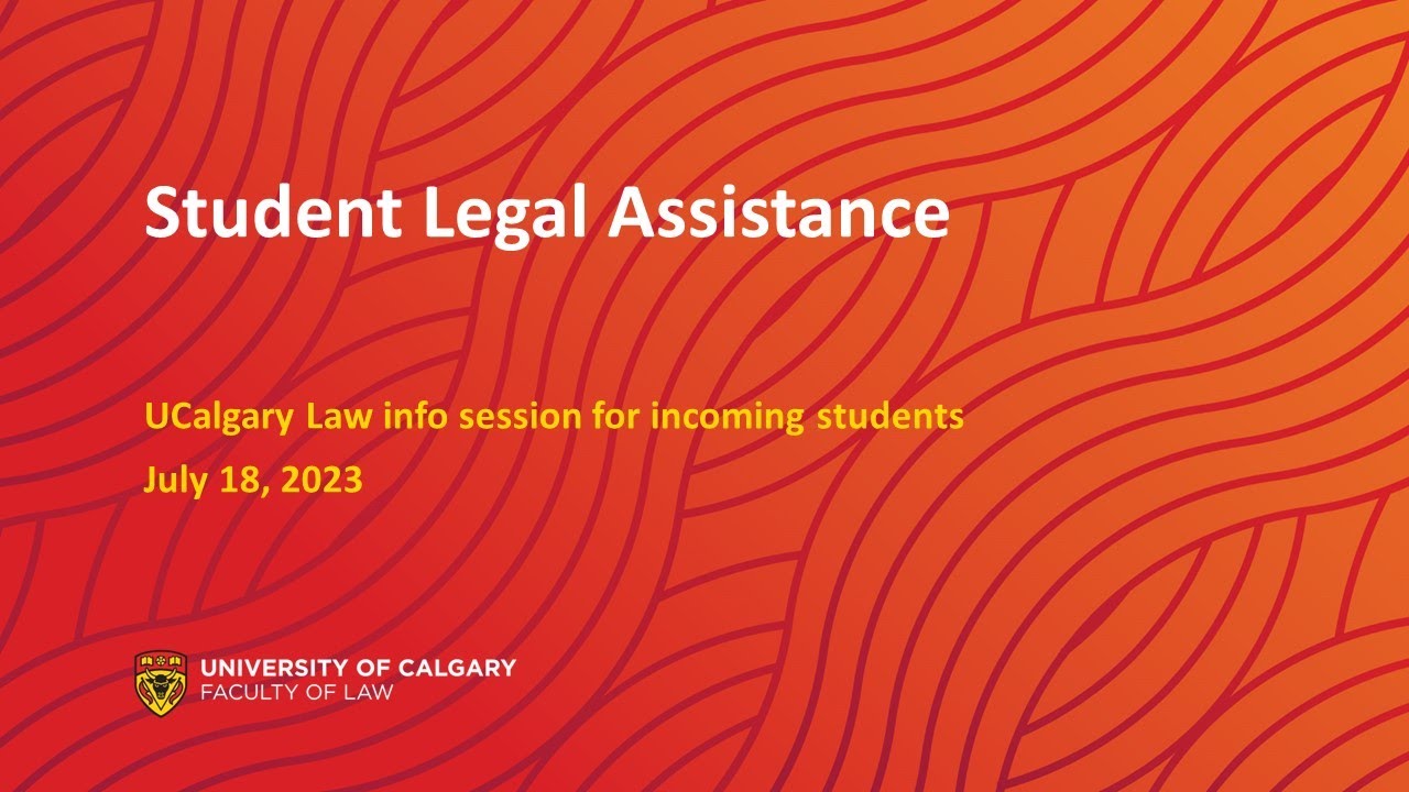 Student Legal Assistance info session for incoming students