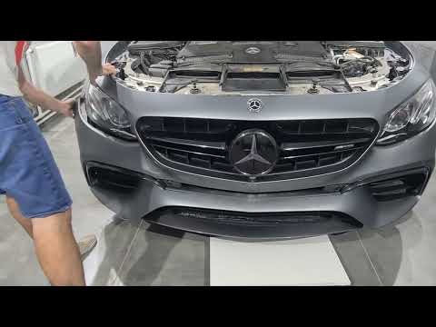 How to remove front bumper Mercedes E W213. Как снять передний бампер Мерседес E W213