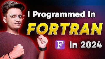I Programmed in FORTRAN in 2024 | Python | JavaScript Tutorial | Fortran | C Language | C++ #coding