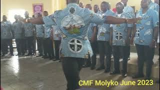 Relly Ebini leading CMF Molyko during their annual come together at PC Muea. June 2023.