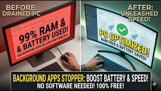 How to Stop Background Apps on Windows 10/11 (2026) ⚡ Save RAM & Battery