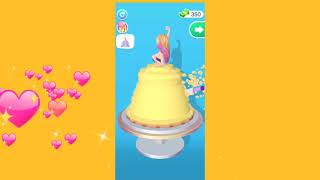 ✔  Jogo de bolo 🥞 Fun 3D Cake Cooking Game, Decorate Serve Cakes Butterfly Heart Princess Cake - screenshot 2