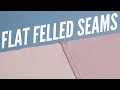 How to Sew Flat Felled Seams | Paige Handmade