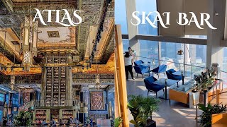 vlog | ATLAS Singapore 🇸🇬   SKAI Bar on the 70th Floor | Luxury SG Vlog