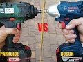 Parkside PASSK 2O Li vs BOSCH GDS 25O Li-Klucze Udarowe-impact wrench-Schlagschrauber