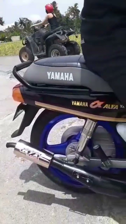 monggo maseh yg pengen ganti knalpot buat motor yamaha alfa barang ready siap kirim. original KYX