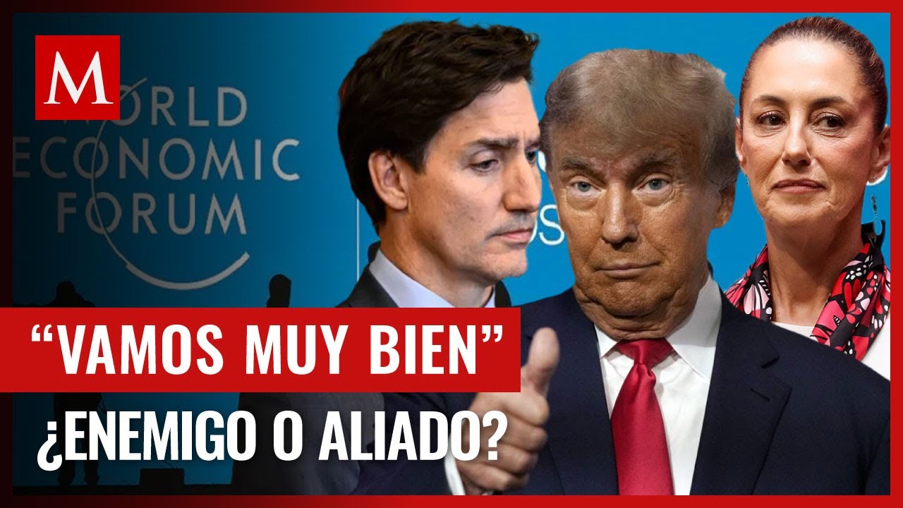 Trump destaca diálogo con México en Davos