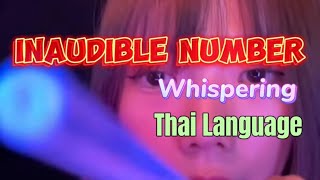 ASMR inaudible number count in Thai languge