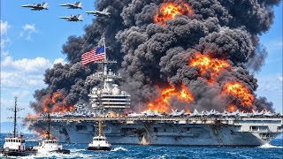 13 minutes ago, a Russian Su-57 pilot destroyed a US aircraft carrier carrying 200 fighter jets.