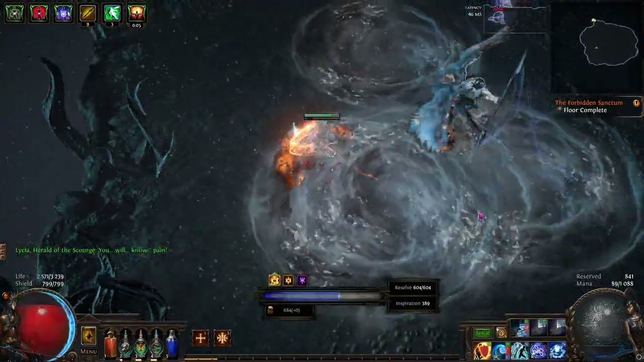 Poe 3.20 Cold dot trickster lycia true form