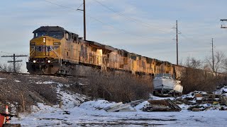 UP Grain Train on the Granville Spur