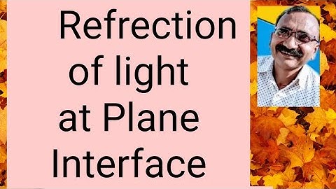 Refraction of light at plane interface / Critical angle /TIR/ Solution of ISC12 CH: 15 Q16 to 18