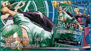 ワンピースカードゲーム】 Roronoa Zoro and Sanji 【ロロノア